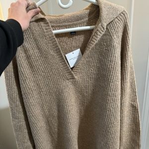 AE oversized collar sweater